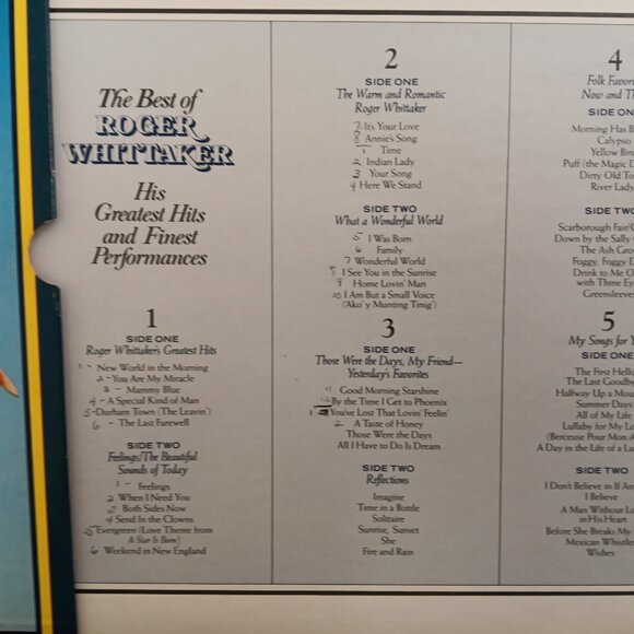Roger Whittaker - The Best Of Roger Whittaker - 5LP Box Set - Circa 1987 - Picture 3 of 4